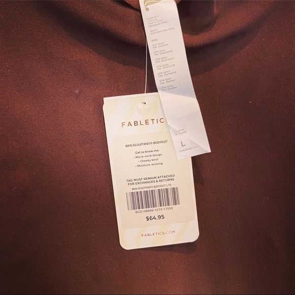 NWT Fabletics Brin SculptKnit Bodysuit - Picture 4 of 4